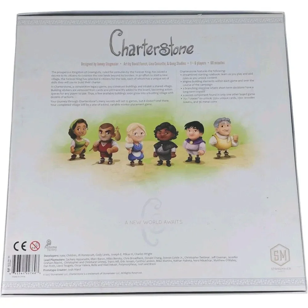 Charterstone Board Game Brand Stonemaier Games 2017